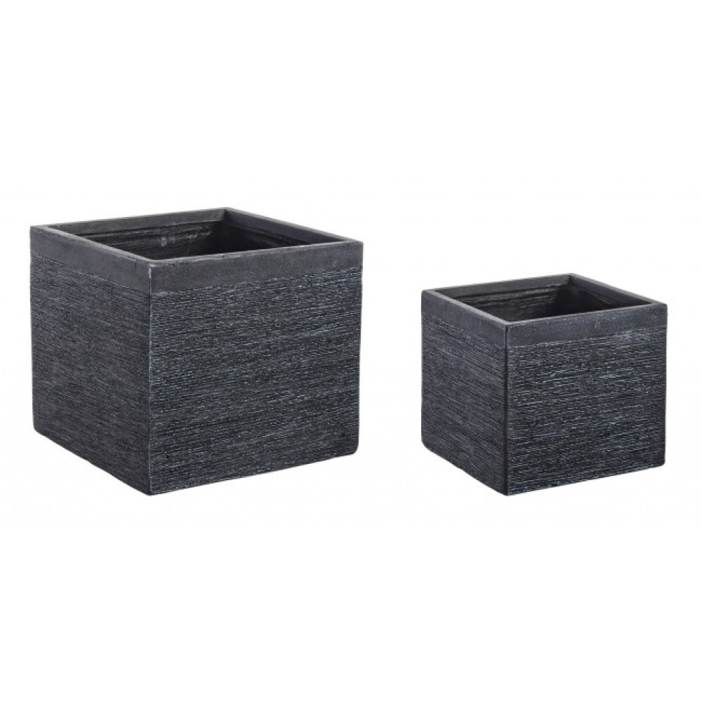 Bizzotto НАБІР 2 GRAFFITI BLACK SQU НИЗЬКИЙ ТРИМАЧ ВАЗИ