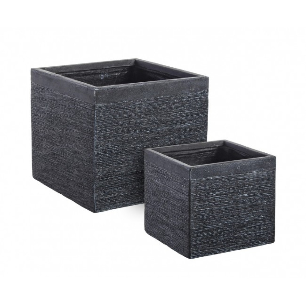 Bizzotto НАБІР 2 GRAFFITI BLACK SQU НИЗЬКИЙ ТРИМАЧ ВАЗИ