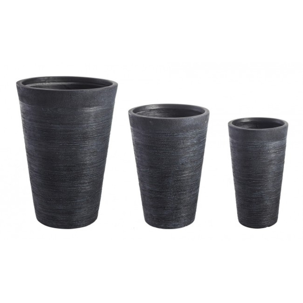 Bizzotto НАБІР 3 GRAFFITI BLACK RO ВИСОКИЙ ТРИМАЧ ВАЗИ