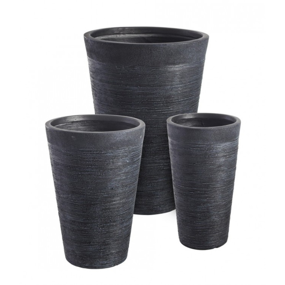 Bizzotto НАБІР 3 GRAFFITI BLACK RO ВИСОКИЙ ТРИМАЧ ВАЗИ