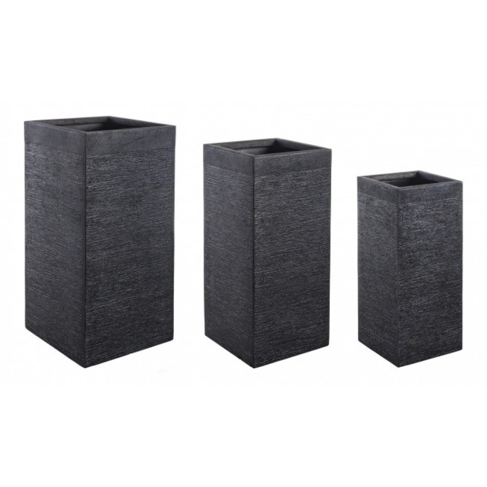 Bizzotto НАБІР 3 GRAFFITI BLACK SQU ВИСОКИЙ ТРИМАЧ ВАЗИ