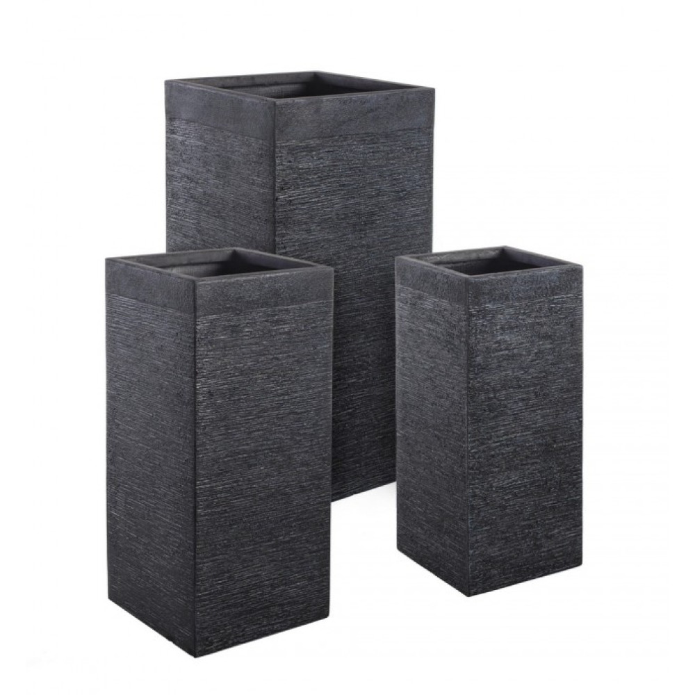 Bizzotto НАБІР 3 GRAFFITI BLACK SQU ВИСОКИЙ ТРИМАЧ ВАЗИ