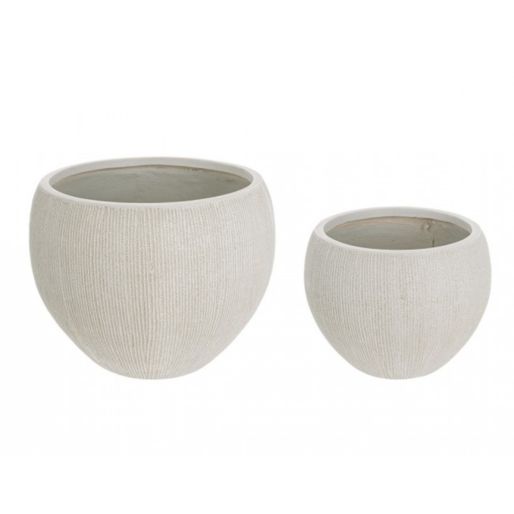 Bizzotto НАБІР 2 ПЕНЗЛИК БЕЖЕВИЙ СФЕРИЧНИЙ ВАЗОТРИМАТЕЛЬ