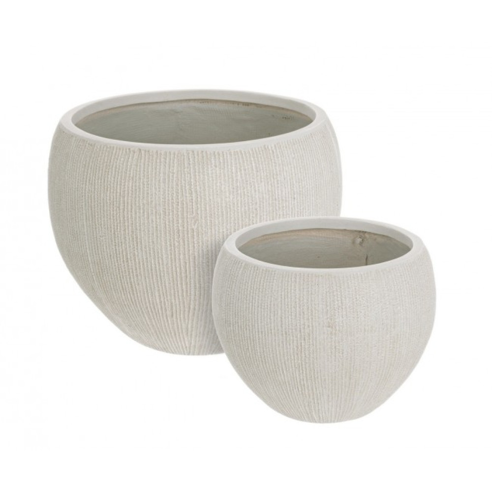 Bizzotto НАБІР 2 ПЕНЗЛИК БЕЖЕВИЙ СФЕРИЧНИЙ ВАЗОТРИМАТЕЛЬ