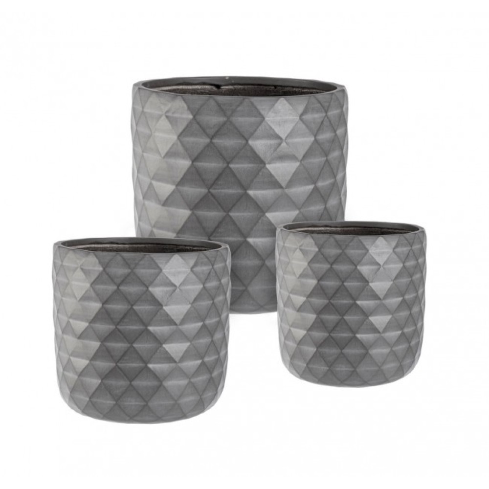 Bizzotto НАБІР 3 ПІРАМІДА ВУГІЛЬНИЙ ВАЗОТРИМАТЕЛЬ