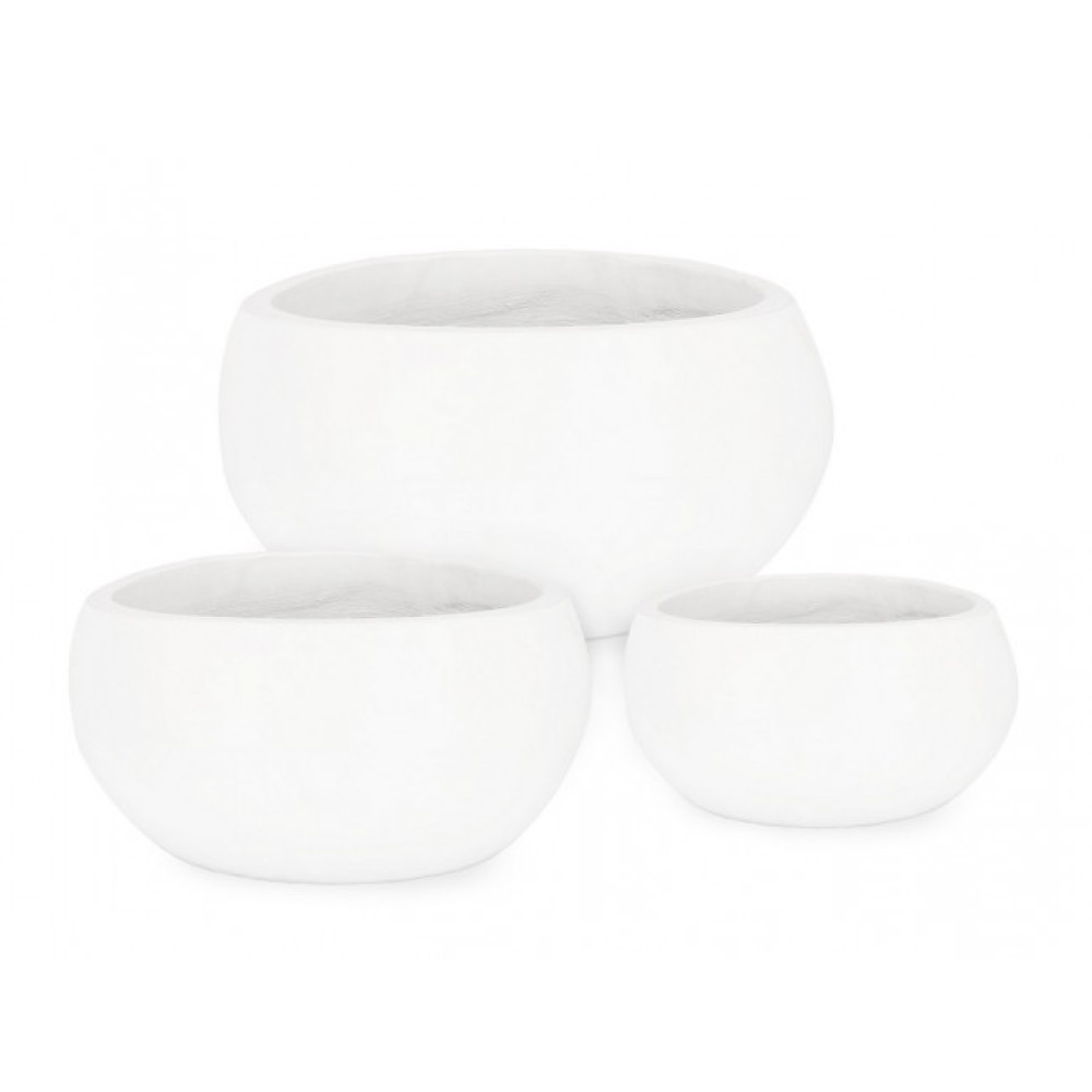 Bizzotto НАБІР 3 HOIAN WHITE ВАЗА-ТРИМАЧ ДЛЯ ЧАШИ