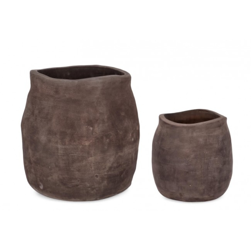 Bizzotto НАБІР 2 ТРИМАЧ ВАЗИ У ФОРМІ МІН ТЕМНИЙ Т.КОТТ