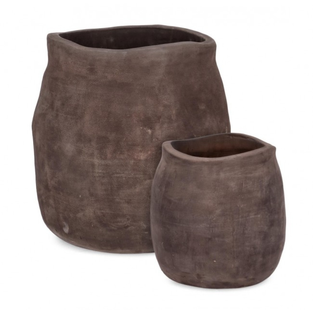 Bizzotto НАБІР 2 ТРИМАЧ ВАЗИ У ФОРМІ МІН ТЕМНИЙ Т.КОТТ