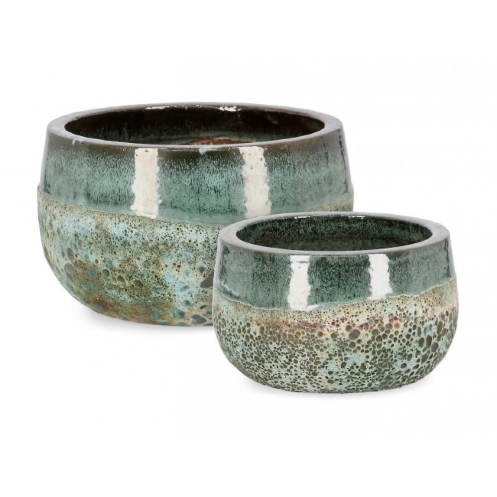 Bizzotto НАБІР 2 ДЮЙЄН ВАЗОВОГО ТРИМАЧА НЕФРИТОВО-ЗЕЛЕНА ЧАСА