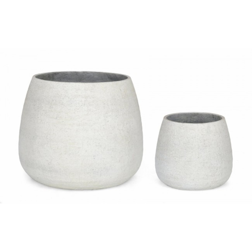 Bizzotto НАБІР 2 EMEI ЗАОКРУГЛЕНА БЕЖЕВА ВАЗА