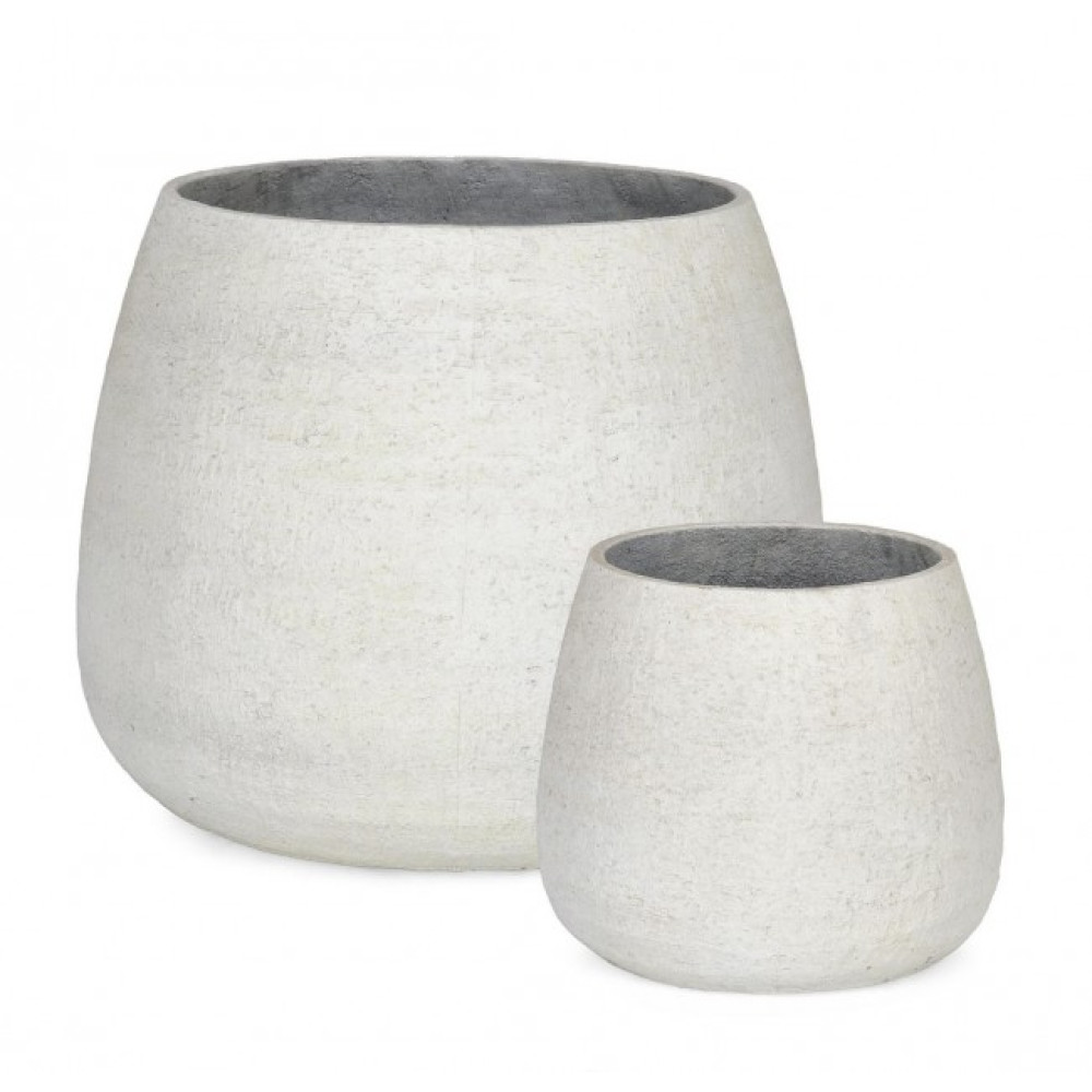 Bizzotto НАБІР 2 EMEI ЗАОКРУГЛЕНА БЕЖЕВА ВАЗА