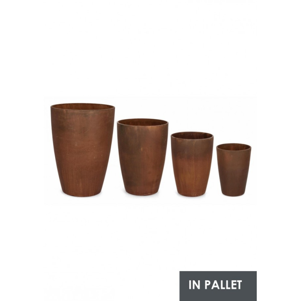 Bizzotto НАБІР 4 MEILI RO ІРЖАВИЙ ТРИМАЧ ВАЗИ Bizzotto НАБІР 4 MEILI RO ІРЖАВИЙ ТРИМАЧ ВАЗИ