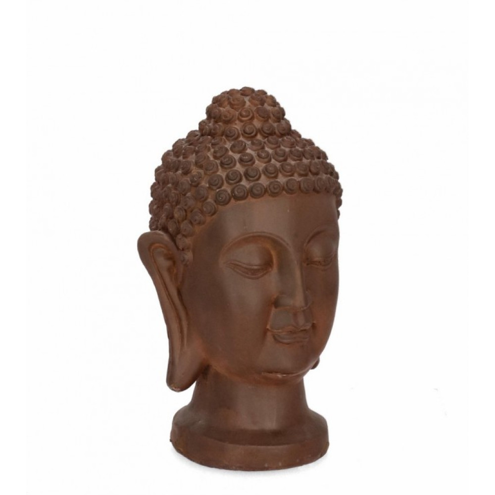 Bizzotto МЕЙЛІ ІРЖАВА ГОЛОВА БУДДИ ДЕКОР H39 Bizzotto МЕЙЛІ ІРЖАВА ГОЛОВА БУДДИ ДЕКОР H39