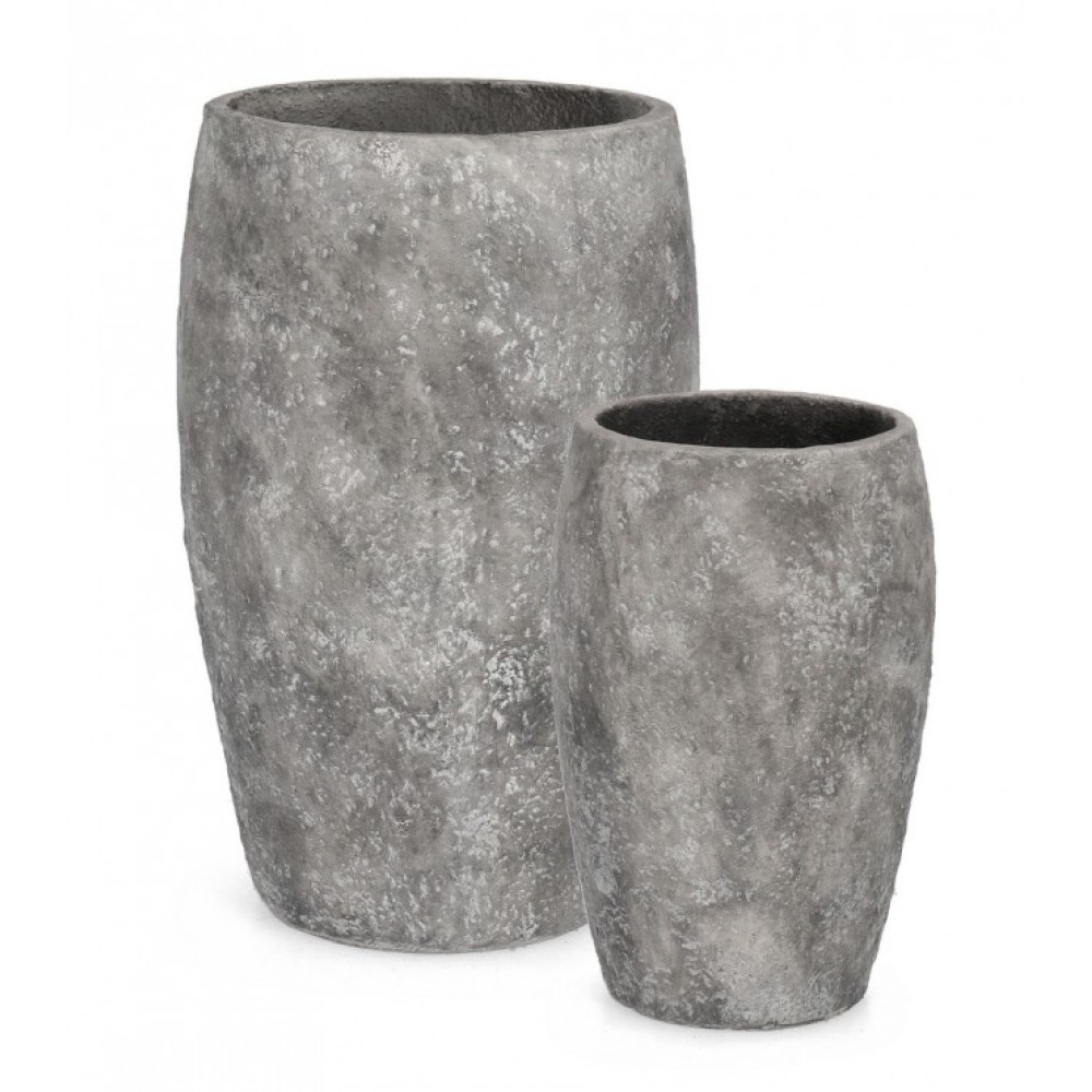 Bizzotto НАБІР 2 MEILI ВИСОКИЙ СІРИЙ ВАЗОТРИМАТЕЛЬ