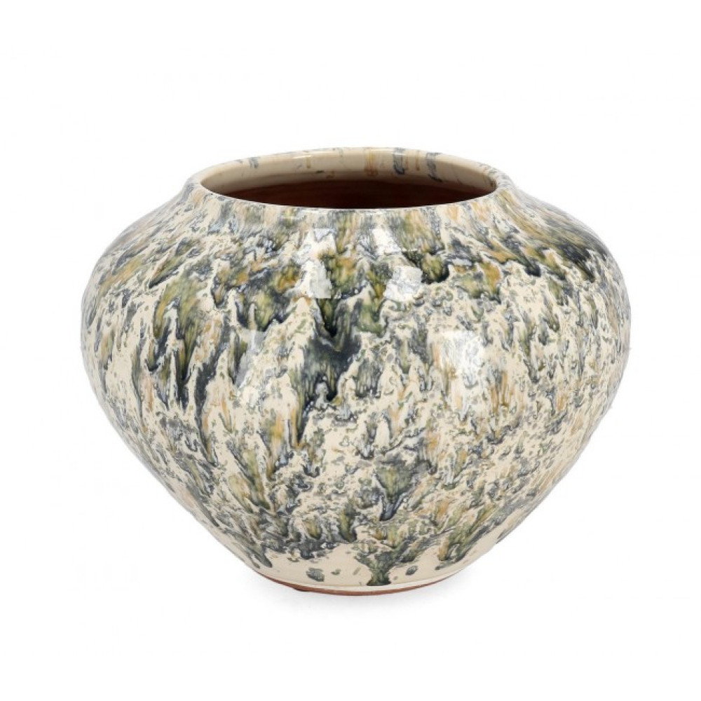 Bizzotto ESMA MELANGE GREEN BLU ВАЗА ТРИМАЧ D22,5