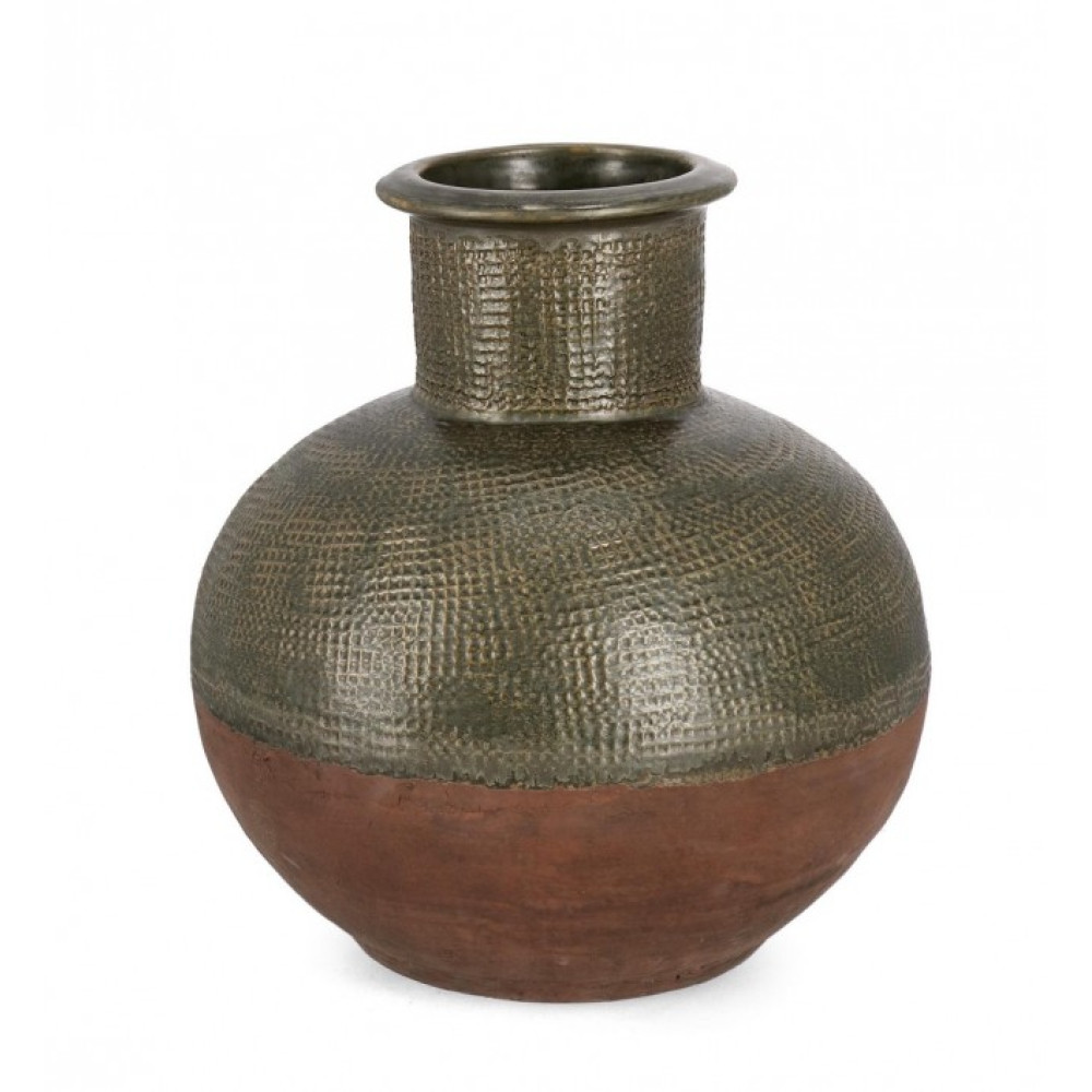 Bizzotto KLAS ТЕРАКОТОВА ЗЕЛЕНА ВАЗА H. H53