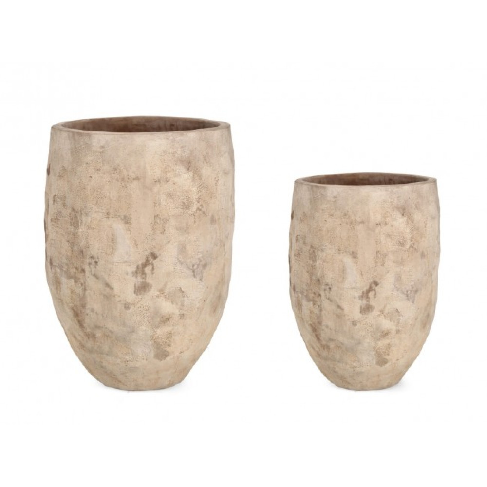 Bizzotto МІНХ НАБІР 2 ТЕРАКОТОВА ВАЗА В СИЛЬНОМУ ВИПАЛІ