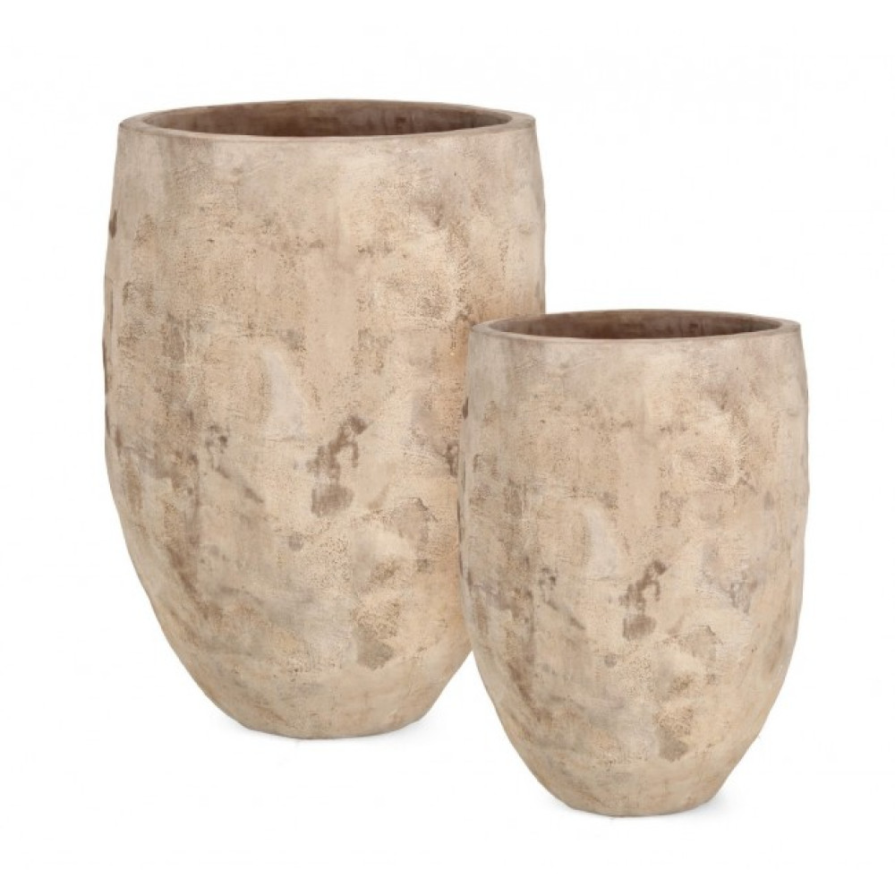 Bizzotto МІНХ НАБІР 2 ТЕРАКОТОВА ВАЗА В СИЛЬНОМУ ВИПАЛІ