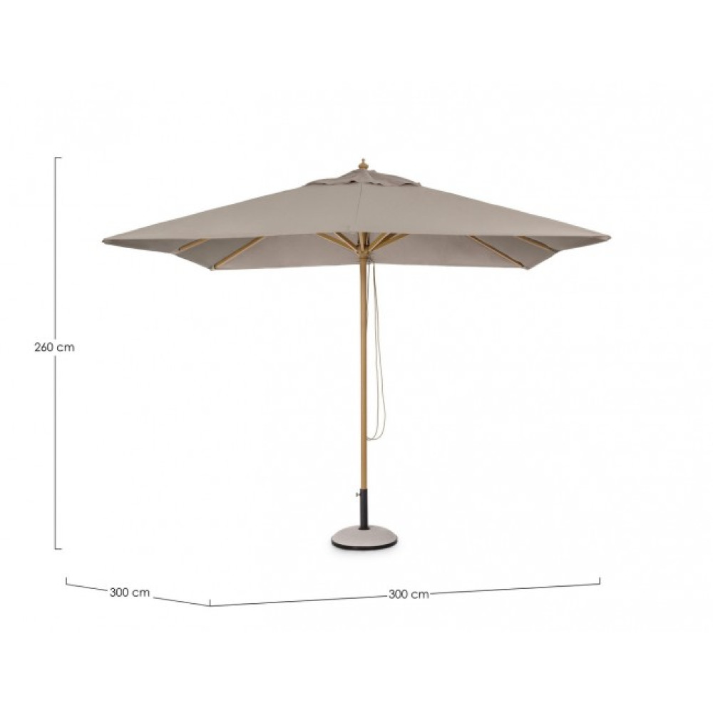 Bizzotto ECLIPSE TAUPE ПАРАСОЛЯ 3X3