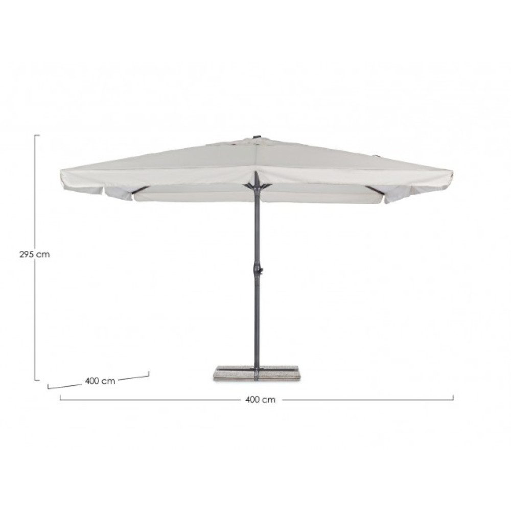 Bizzotto ALGHERO ANTH-СВІТЛО-СІРА ПАРАСОЛЯ 4X4