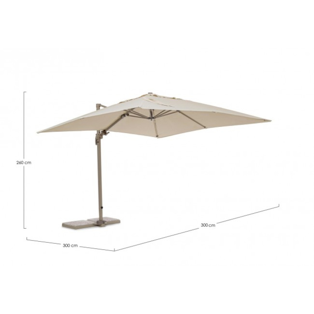 Bizzotto ПАРАСОЛЯ ОТ ПІСКУ SARAGOZZA 3X3 T Bizzotto ПАРАСОЛЯ ОТ ПІСКУ SARAGOZZA 3X3 T