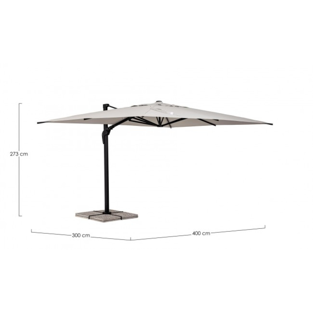 Bizzotto ARIES CHARC-НАТУРАЛЬНА ПАРАСОЛЯ 3X4 T Bizzotto ARIES CHARC-НАТУРАЛЬНА ПАРАСОЛЯ 3X4 T