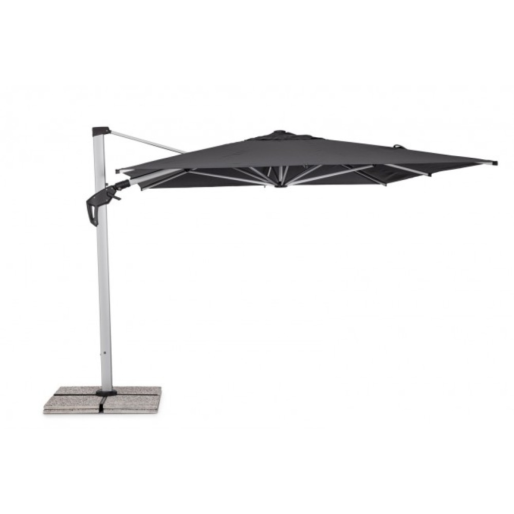 Bizzotto ПАРАСОЛКА ARIES ANOD-DARK GREY 3X4 T Bizzotto ПАРАСОЛКА ARIES ANOD-DARK GREY 3X4 T