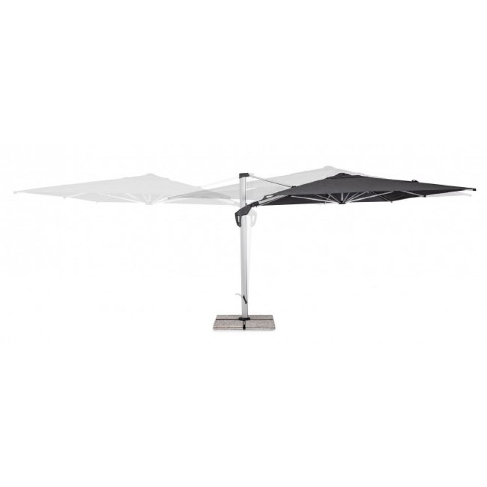 Bizzotto ПАРАСОЛКА ARIES ANOD-DARK GREY 3X4 T Bizzotto ПАРАСОЛКА ARIES ANOD-DARK GREY 3X4 T