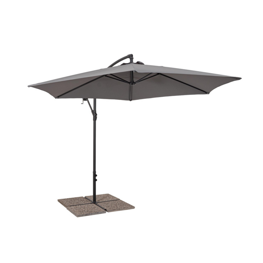 Yes Парасолька NIZZA кольору вугілля/сіра 3M