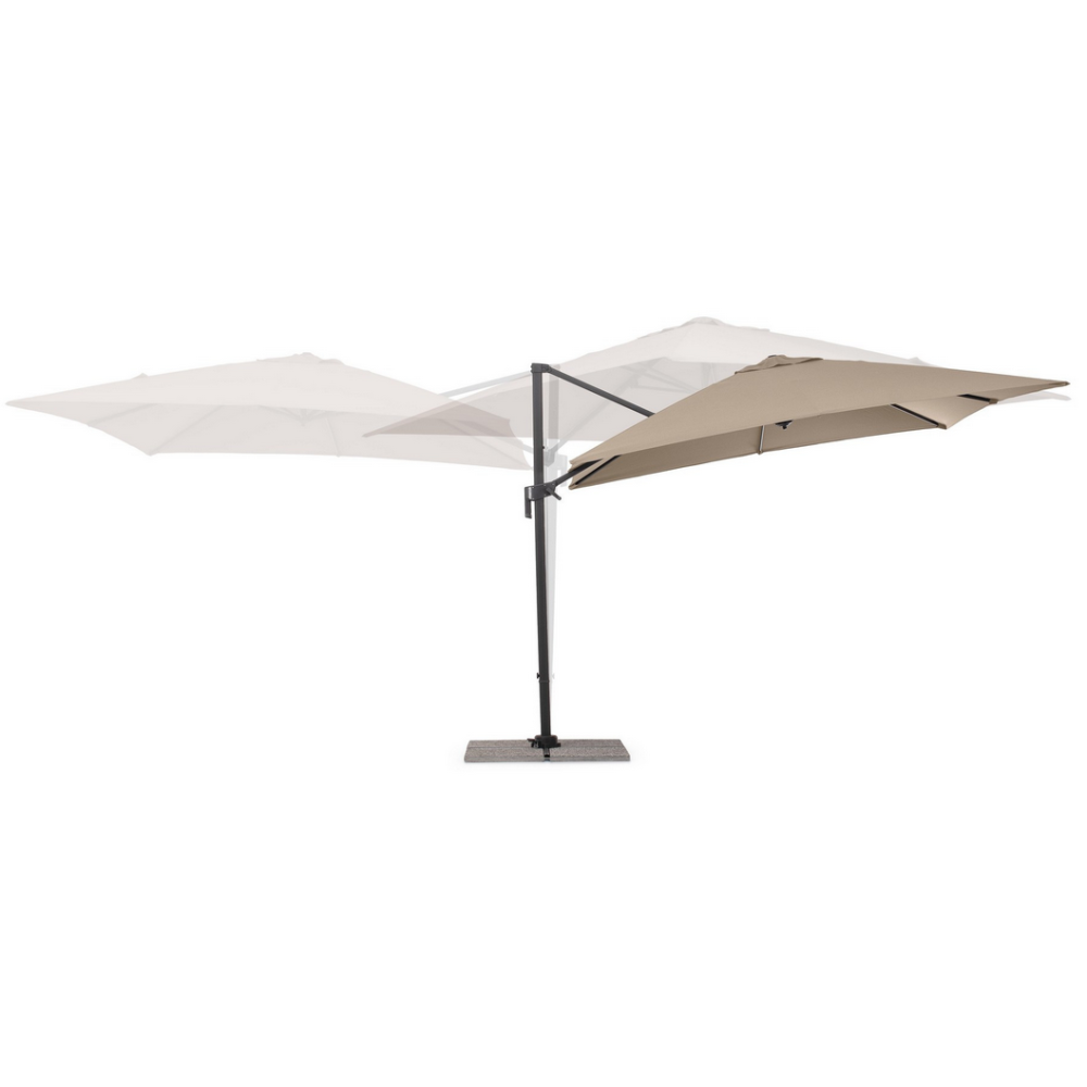 Yes Парасолька від сонця SIVIGLIA кольору вугілля/сіро-коричневого 3X3