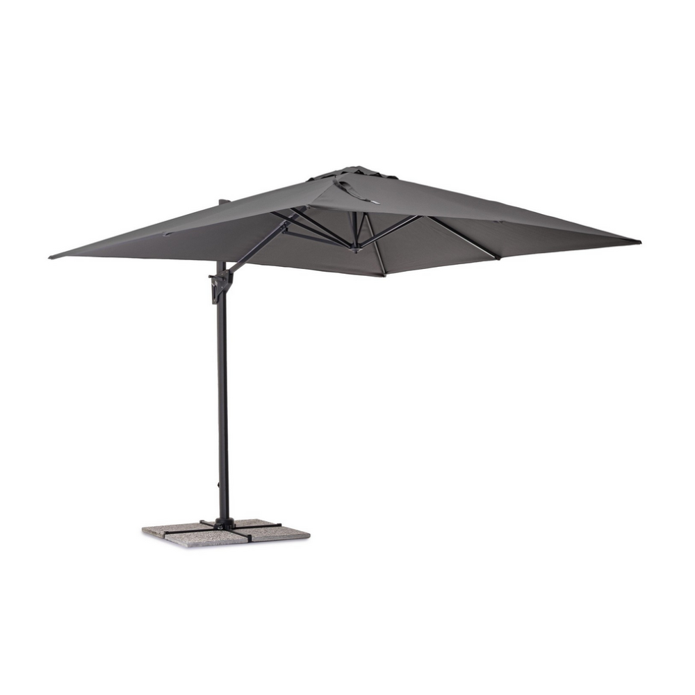 Yes Парасолька від сонця PORTO, вугільно-сіра, 3x3