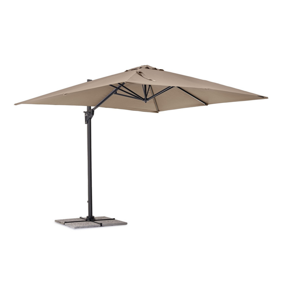 Yes Парасолька від сонця PORTO кольору вугілля/сіро-коричневого 3X3