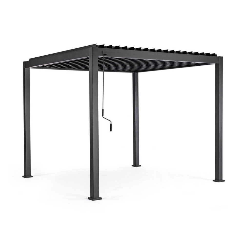 Bizzotto ПЕРГОЛА MAREA CHARCOAL 3X3
