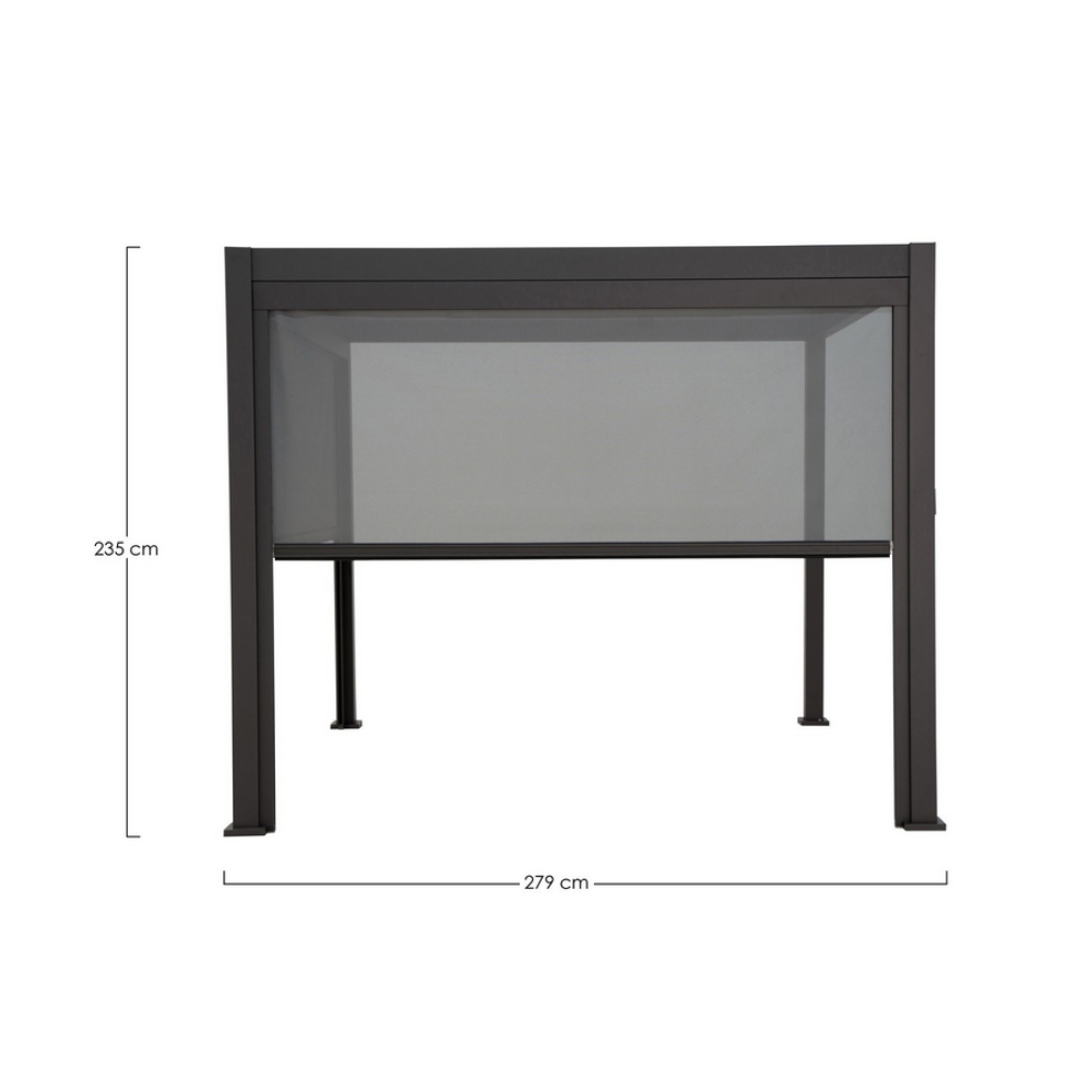 Yes GARDA CHAR.PERGOLA PULL DOWN SCREEN 3M