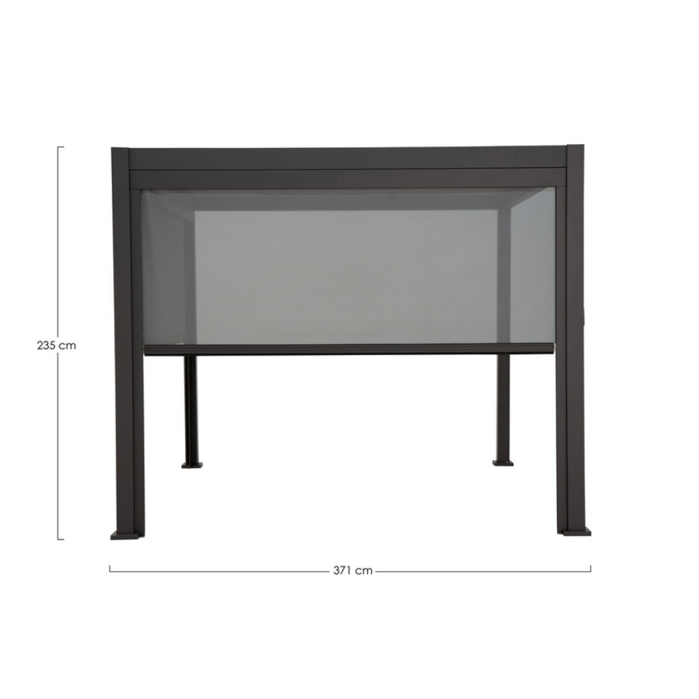 Yes GARDA CHAR.PERGOLA PULL DOWN SCREEN 4M