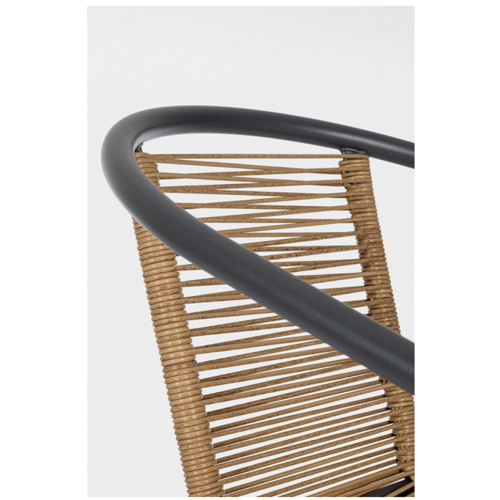 Yes Крісло ESTELA NATURAL з підлокітниками