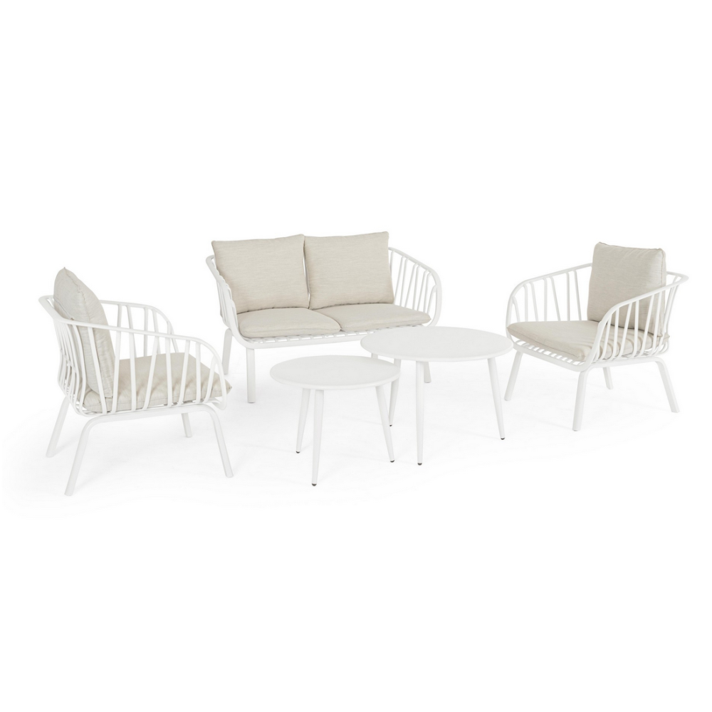 Yes Комплект диванів NIXIE WHITE з подушками