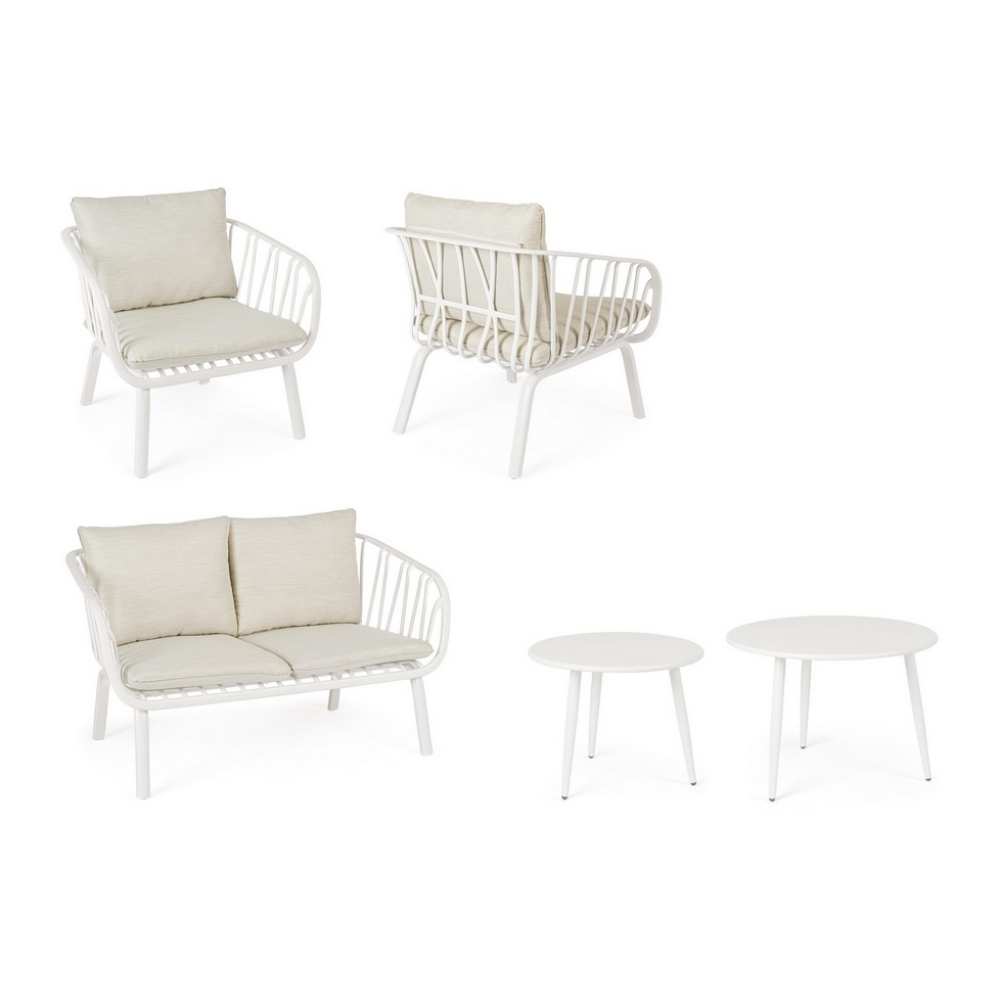 Yes Комплект диванів NIXIE WHITE з подушками