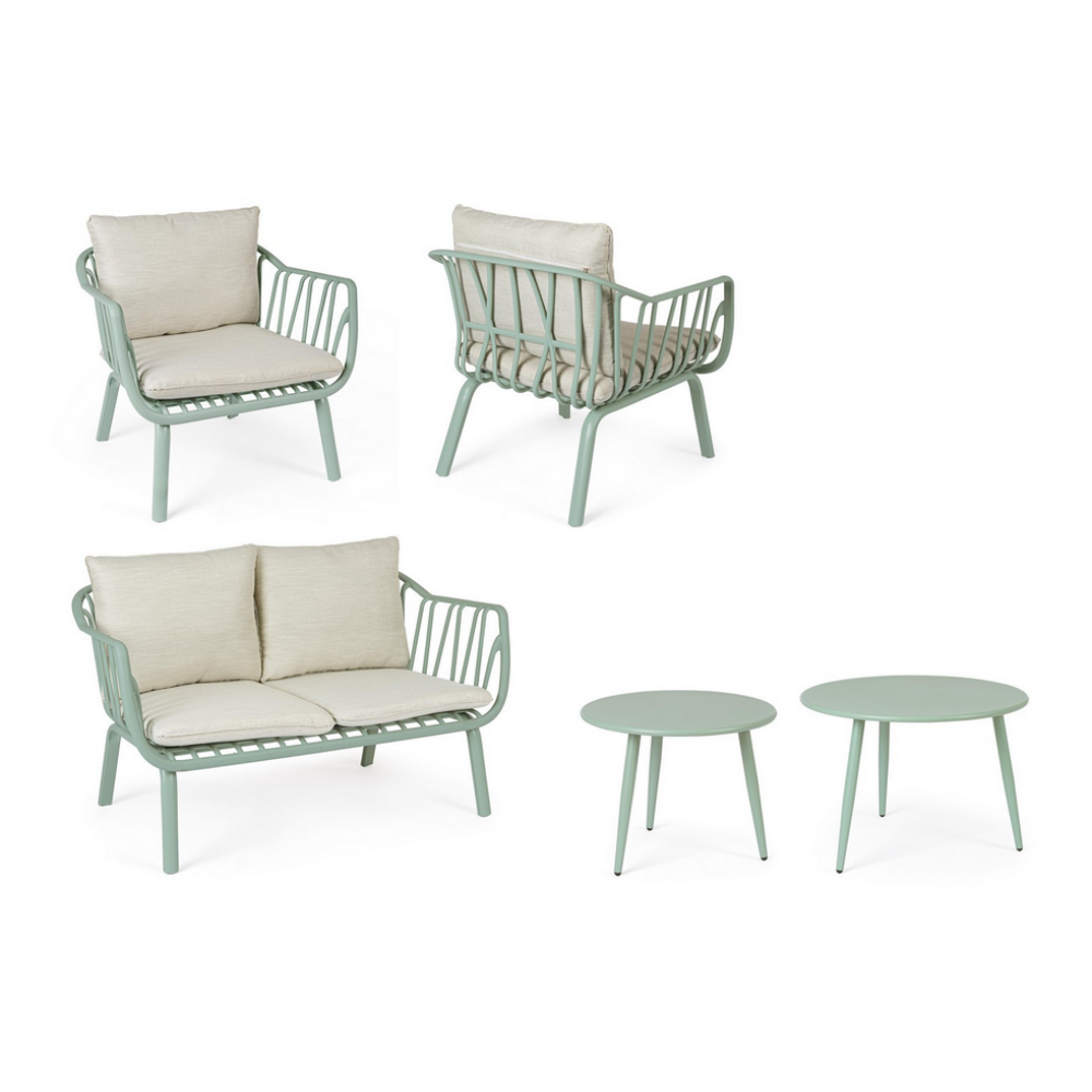 Yes Комплект диванів NIXIE SAGE GREEN, 5 шт., з подушками