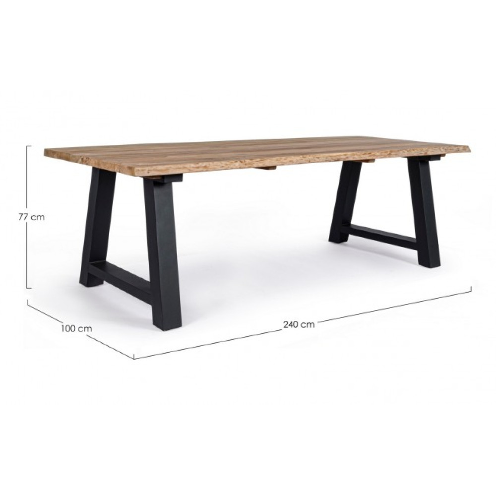 Homemotion ROLLAND CHARCOAL AM03 СТІЛ 240X100 Homemotion ROLLAND CHARCOAL AM03 СТІЛ 240X100