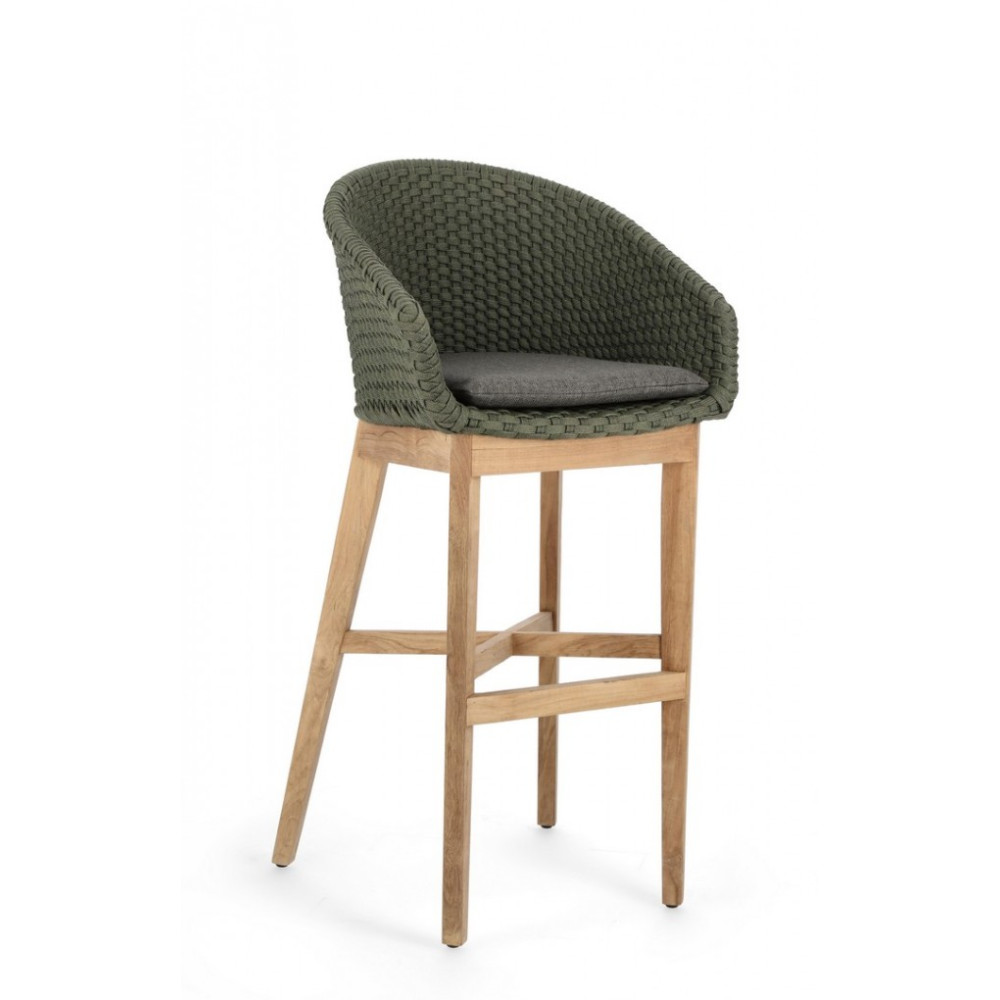 Homemotion COACHELLA ЗЕЛЕНИЙ БАРНИЙ СТІЛЕЦЬ W-CUSH