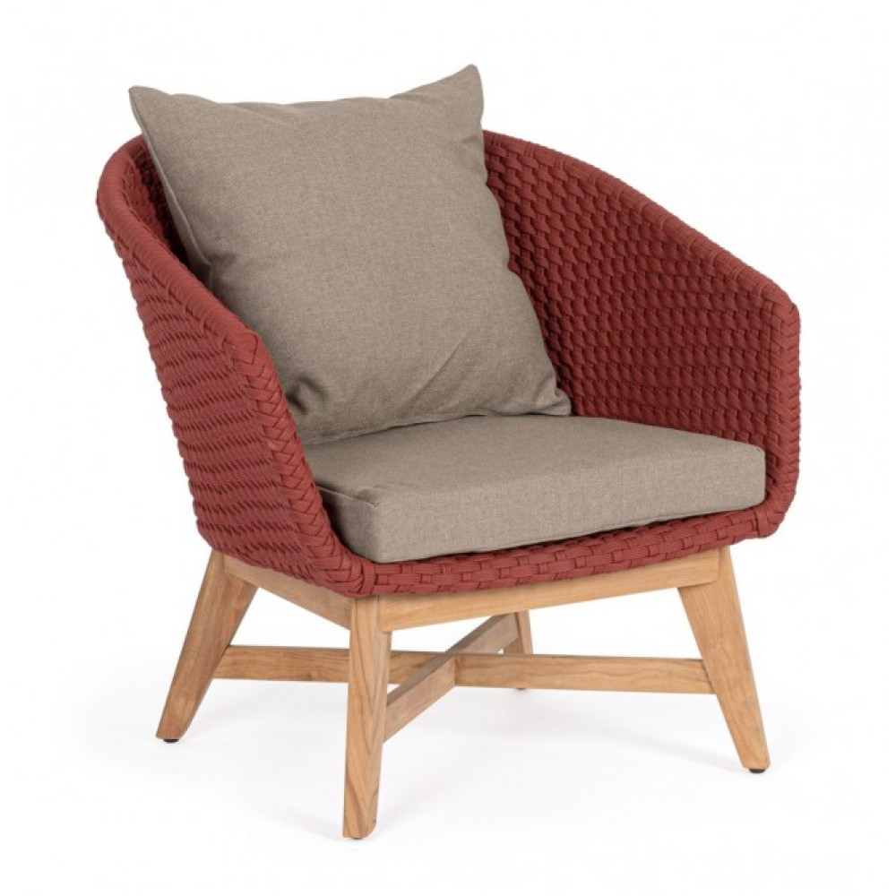 Homemotion КРІСЛО COACHELLA SCARLET W-CUSH