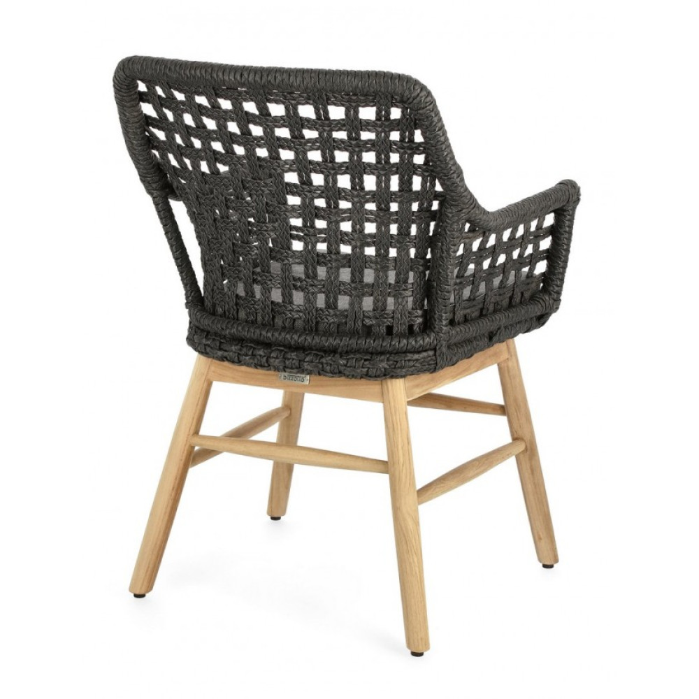 Homemotion СТІЛЕЦЬ WILSON BLACK W-ARMR W-CUSH