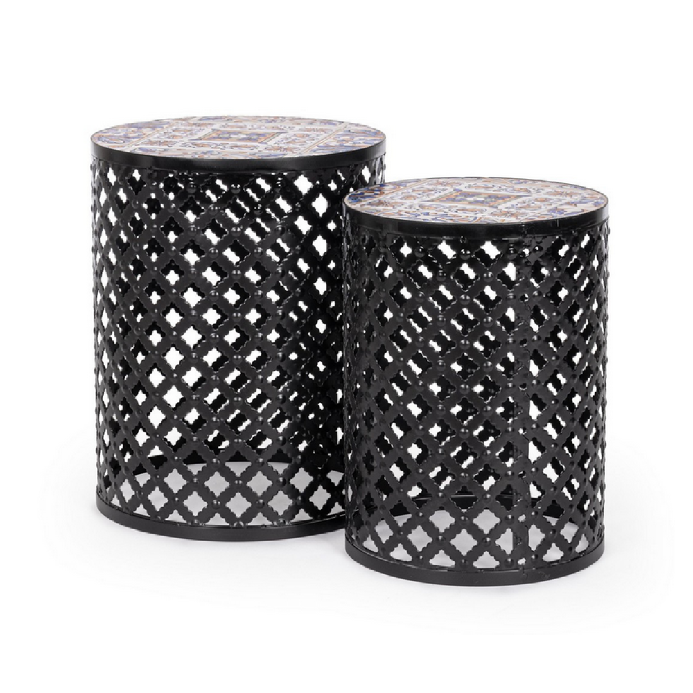 Yes Набір кавових столиків MYKONOS RO, 2 шт.