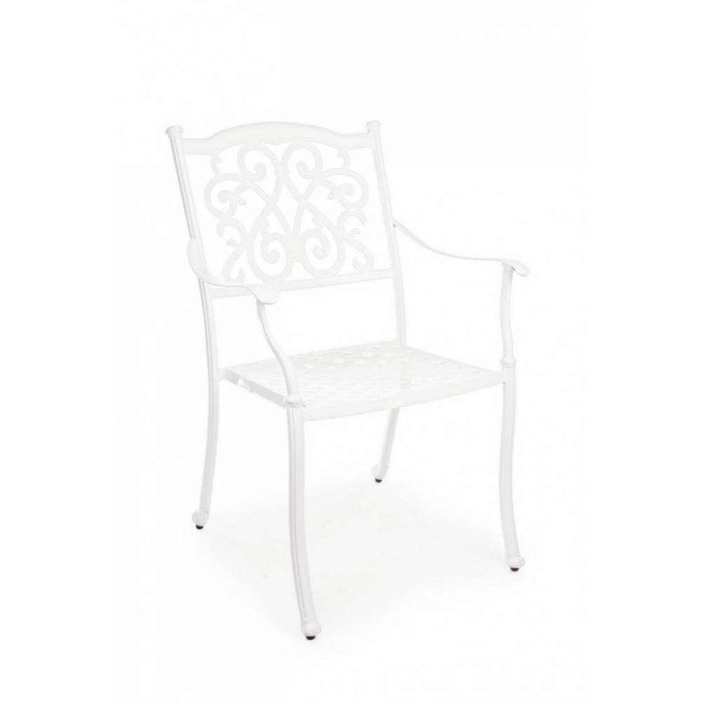 Bizzotto IVREA БІЛЕ КРІСЛО W-ПІДЛОКИТНИК