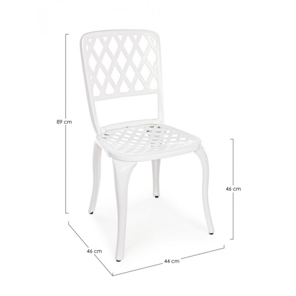 Bizzotto КРІСЛО FAENZA WHITE