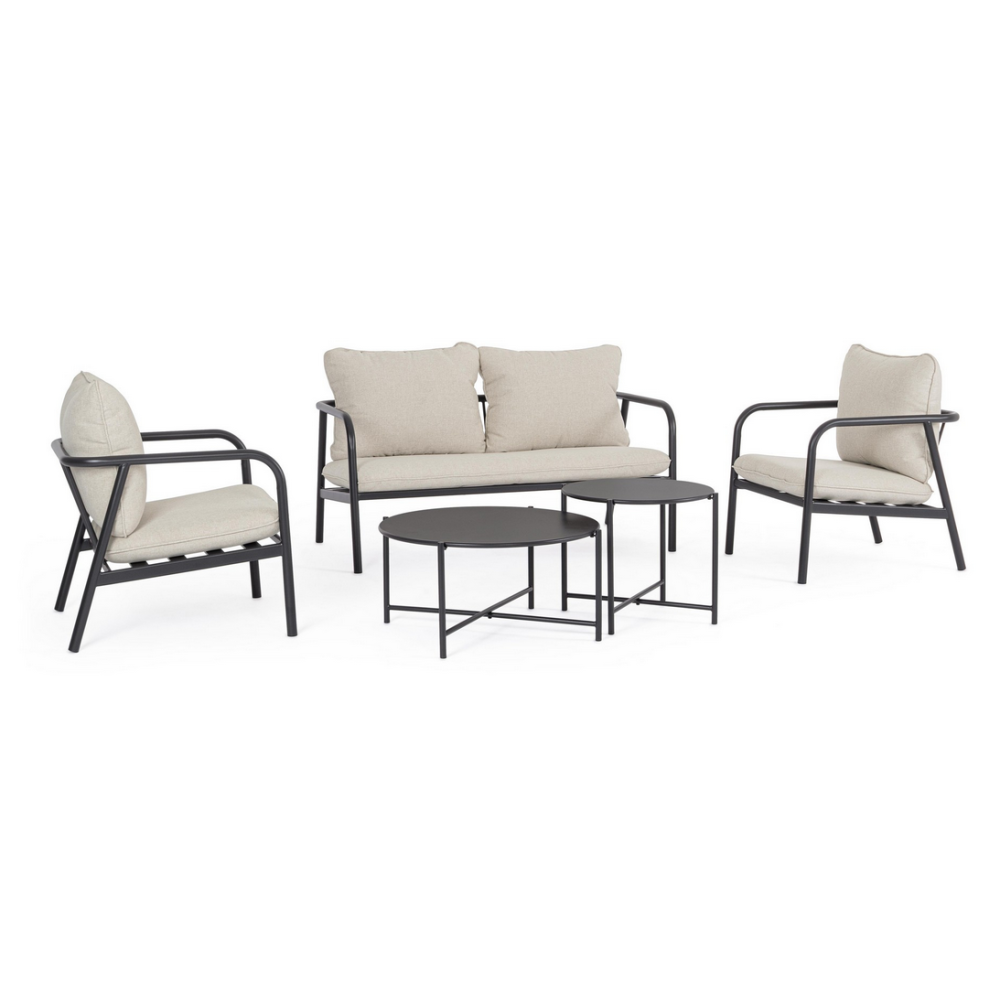 Yes КОМПЛЕКТ ДИВАНІВ 5шт OSTUNI CHARCOAL