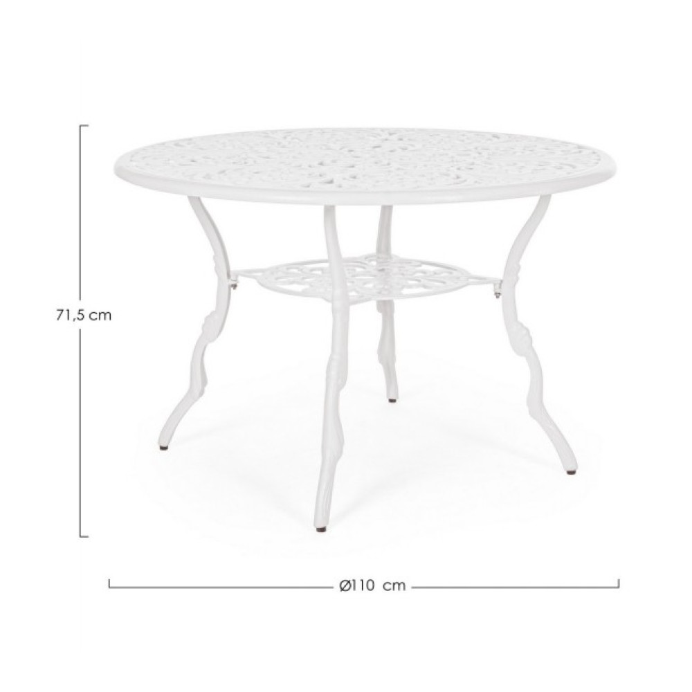 Bizzotto VICTORIA WHITE TABLE D110