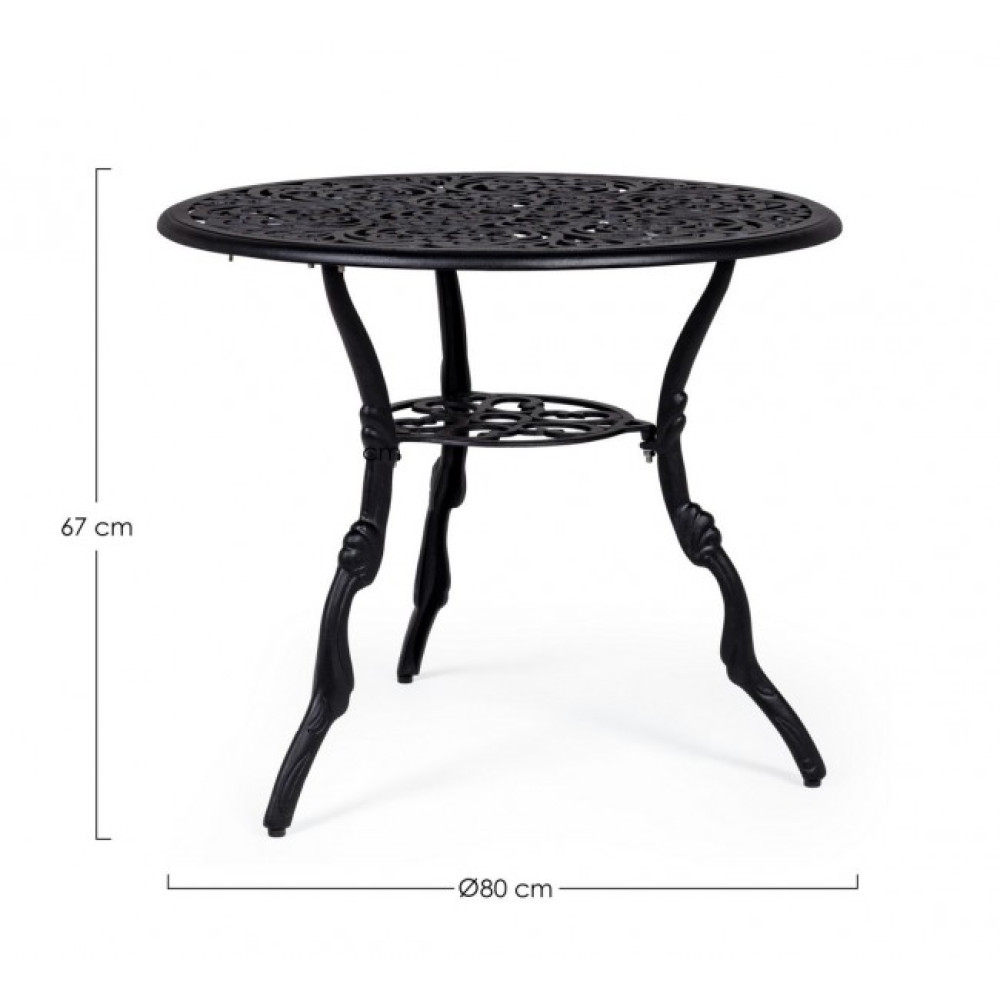 Bizzotto VICTORIA CHARCOAL СТІЛ D80