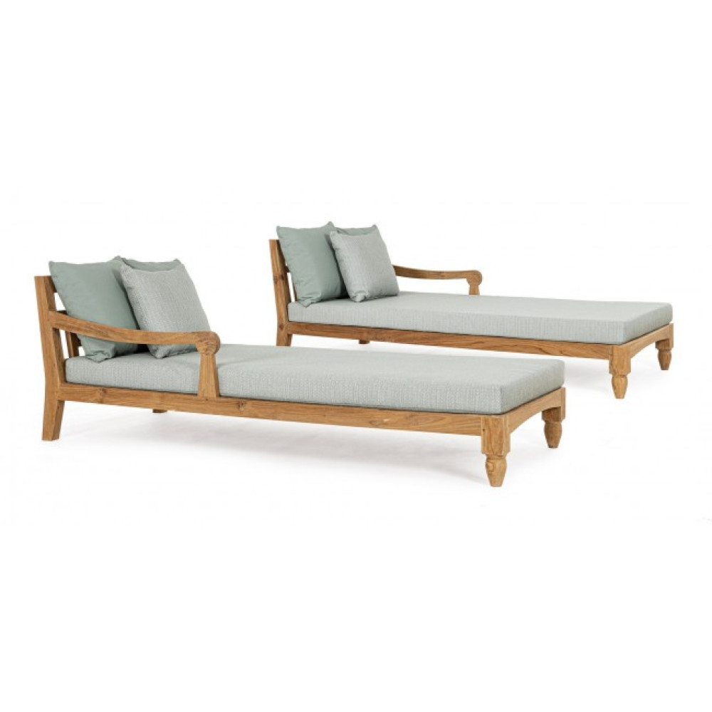 Homemotion BALI AQUA DAYBED SET 2 W-CUSH - FSC